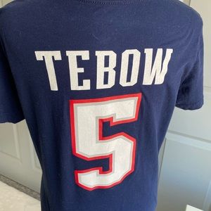 Rare NFL Patriots Women’s Tee— Tim Tebow!  Size Large